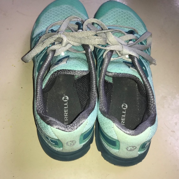 Merrell Bare Access trail running teal performance sneakers - Picture 13 of 15